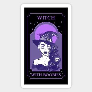 Witch With Boobies Magnet